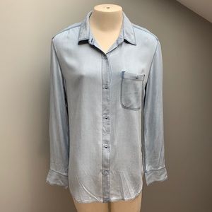 Aritzia Sunday Best Blue Montana Blouse. S…